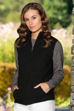 Load image into Gallery viewer, Noble Wilde - Gilet Vest in Merino Wool and Possum Fur, Black