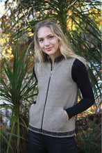 Load image into Gallery viewer, Lothlorian Motif Zip Vest with Pockets