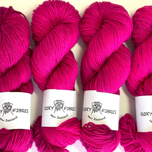 Roxy Fibres - Hand Dyed NZ Merino 8ply