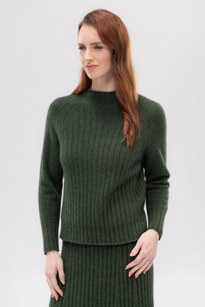 Merinomink Emilia Sweater in Merino Wool and Possum Fur