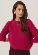 Load image into Gallery viewer, Merinomink Mia Crew Sweater in Merino Wool and Possum Fur