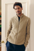 Load image into Gallery viewer, Merinomink Whittaker Zip Jacket in Latte