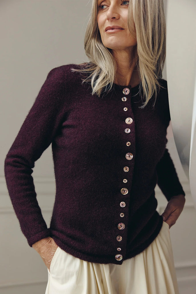Merinomink Shell Button Cardigan