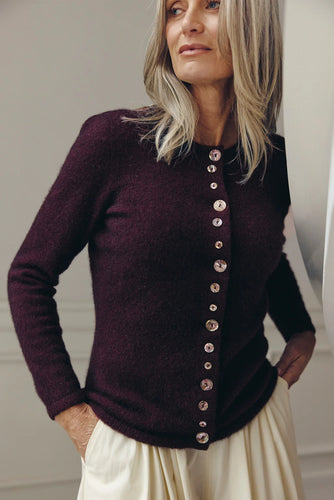 Merinomink Shell Button Cardigan