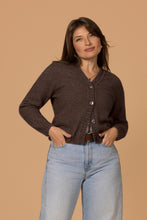 Load image into Gallery viewer, Noble Wilde Ember Cardigan in Merino Wool and Possum Fur