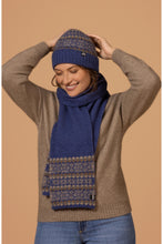 Load image into Gallery viewer, Noble Wilde Lune Scarf in Merino Wool and Possum Fur