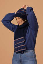Load image into Gallery viewer, Noble Wilde Lune Scarf in Merino Wool and Possum Fur