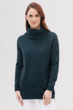 Load image into Gallery viewer, Merino Mink Zip Tunic Sweater