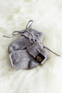 Merino Wool Newborn Baby Booties
