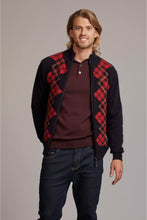 Load image into Gallery viewer, McDonald - Tartan Jacket with Zip in Ash