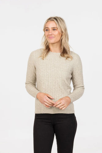 Native World Classic Cable Sweater