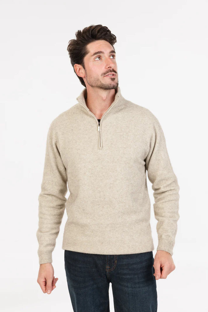 Native World Lightweight Half Zip Sweater