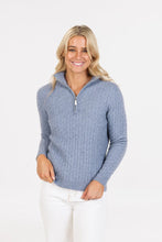 Load image into Gallery viewer, Native World Cable 1/2 Zip Sweater