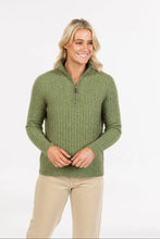 Load image into Gallery viewer, Native World Cable 1/2 Zip Sweater