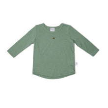 Load image into Gallery viewer, Dimples Long Sleeve Merino Top - Sage