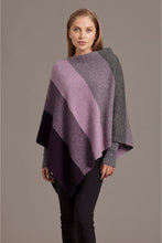 Load image into Gallery viewer, McDonald - Ombre Poncho in Merino Wool and Possum Fur