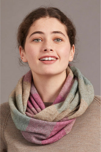 McDonald Ombre Snood in Merino Wool and Possum Fur