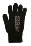 Lothlorian - Koru Pattern Glove in Merino Wool and Possum Fur