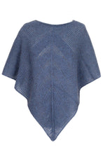 Load image into Gallery viewer, Lothlorian - Lace Poncho in Merino Wool and Possum Fur