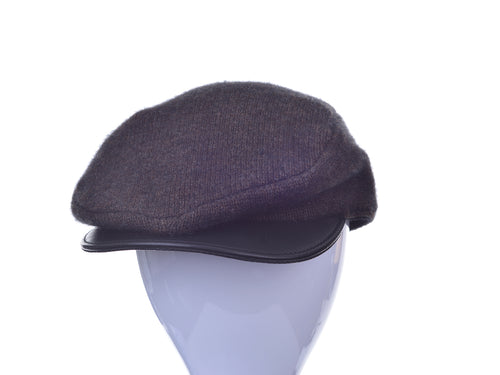 McDonald Cheesecutter Cap with Lambskin Peak