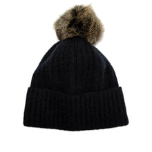 Load image into Gallery viewer, Koru Possom Fur Pom Pom Beanie