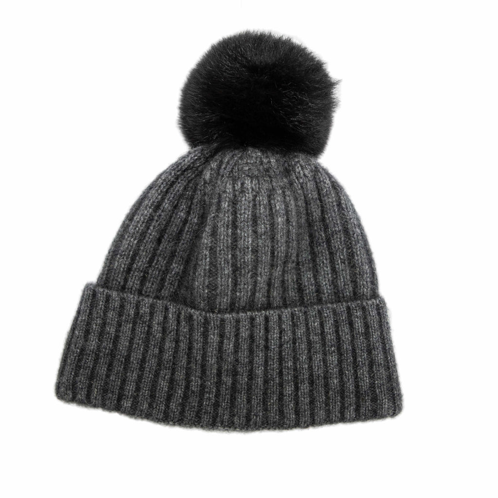 Koru Possom Fur Pom Pom Beanie