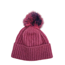 Load image into Gallery viewer, Koru Possom Fur Pom Pom Beanie